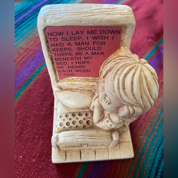 VTG 1972 Paula “ Man for Keeps Prayer” Sillisculpt Gal! W-308. USA. - Picture 2 of 10